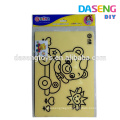 Handcraft drawing material kids diy sand painting set